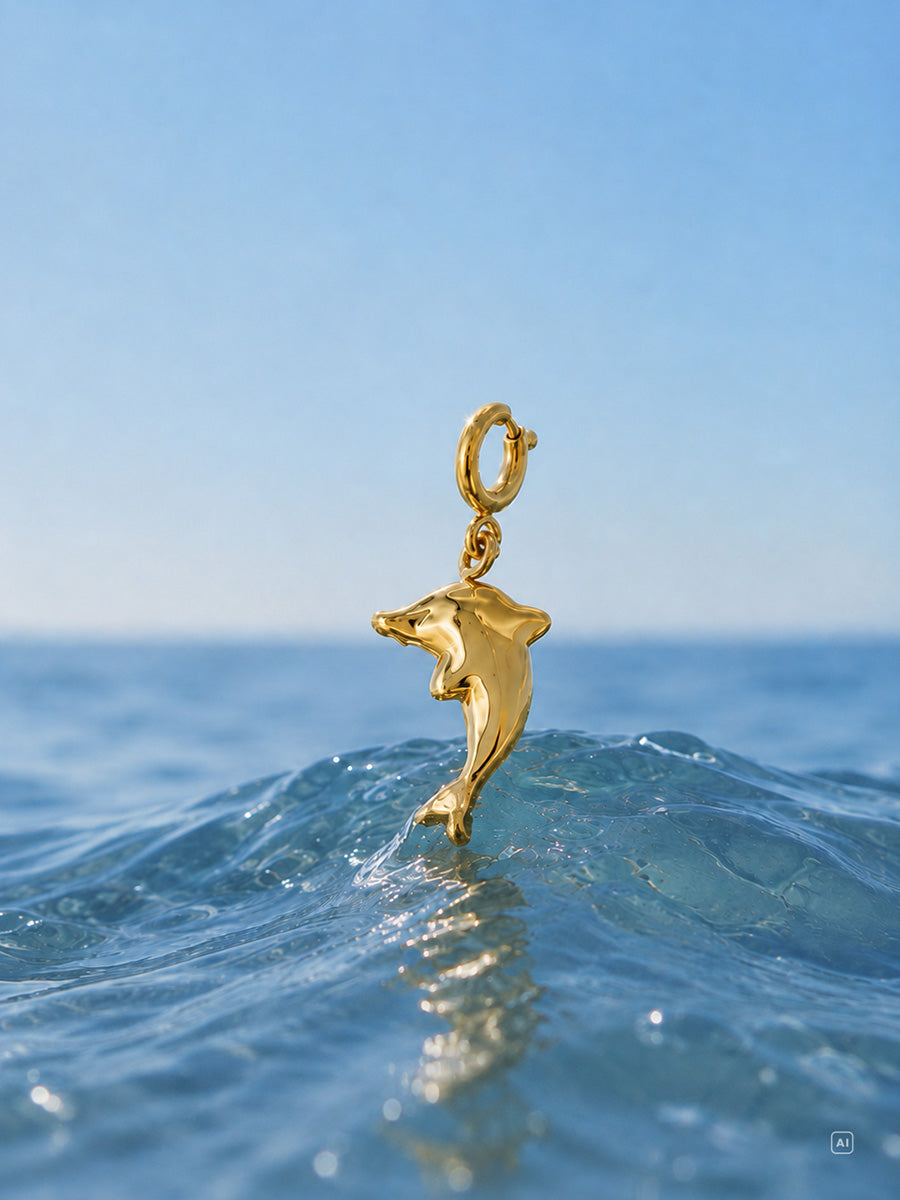 Wave Leap Ketten-Charm