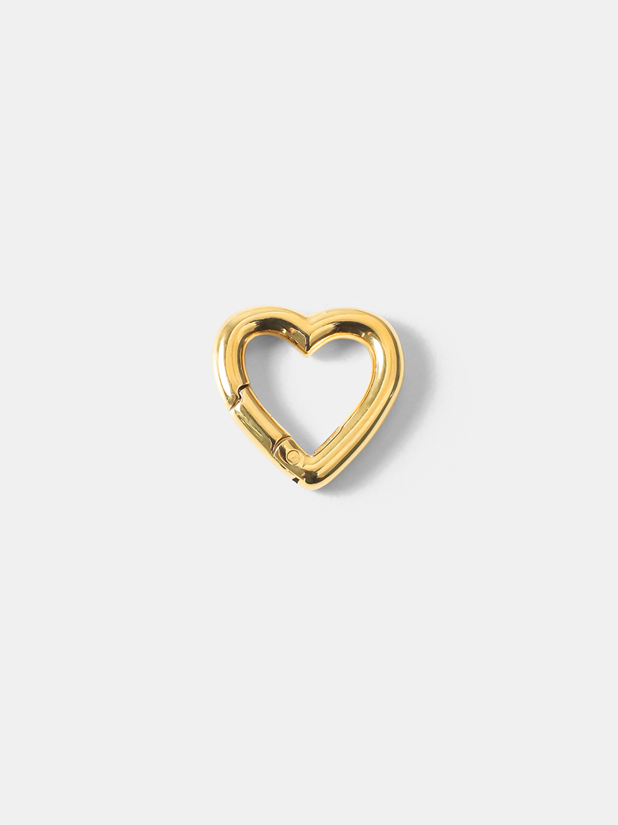 Crush Link Clasp Heart