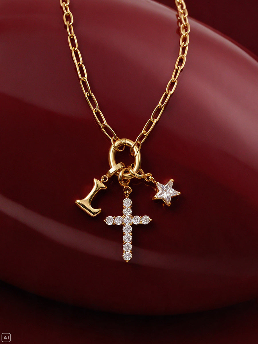Crush Link Clasp Oval