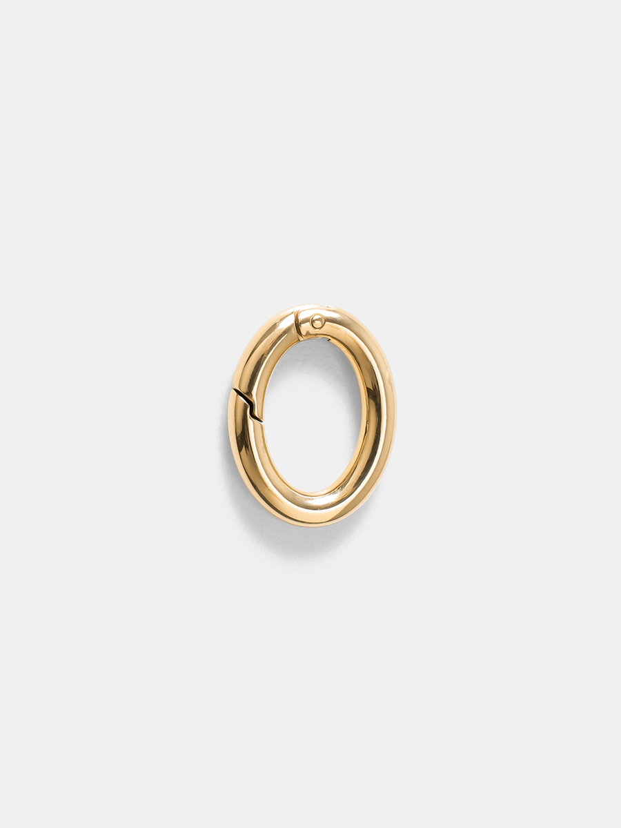 Crush Link Clasp Oval