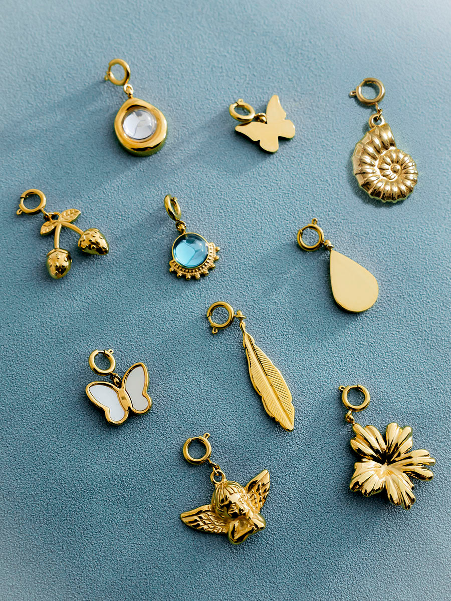 Graceful Feather Ketten-Charm