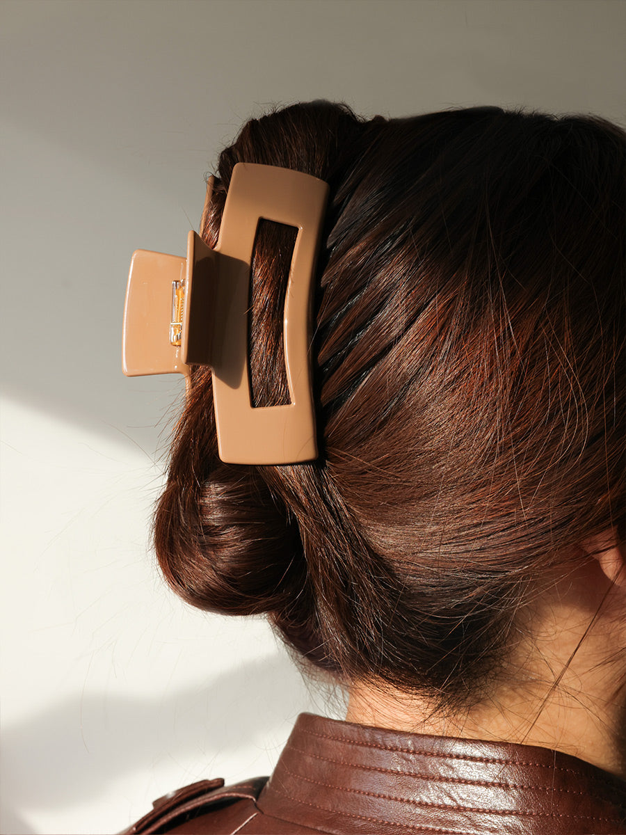 Modern Style Haarklammer Light Brown