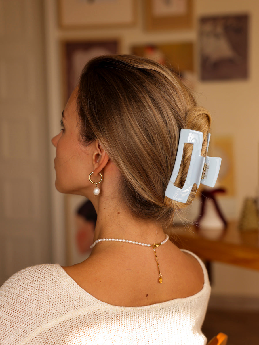 Modern Style Haarklammer Light Blue