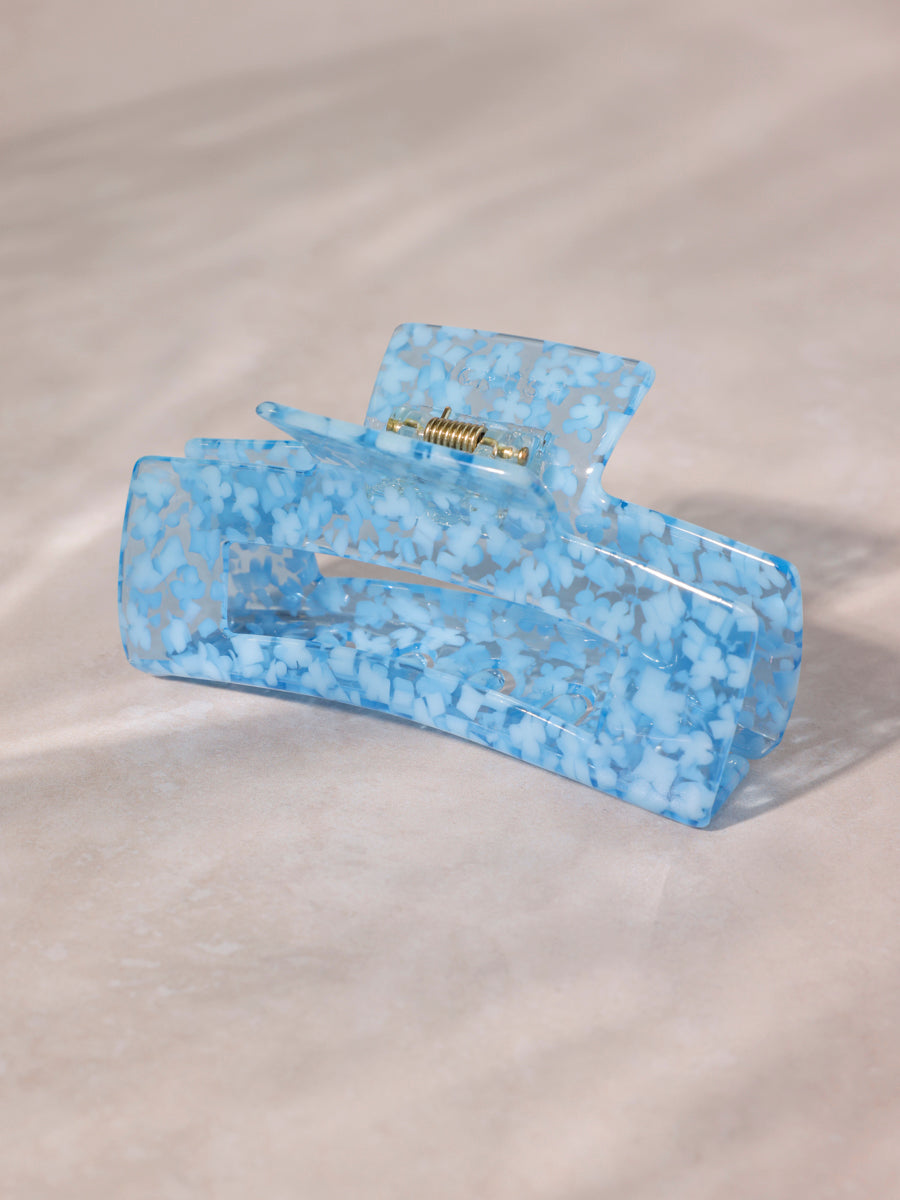 Modern Style Haarklammer Blue Floral