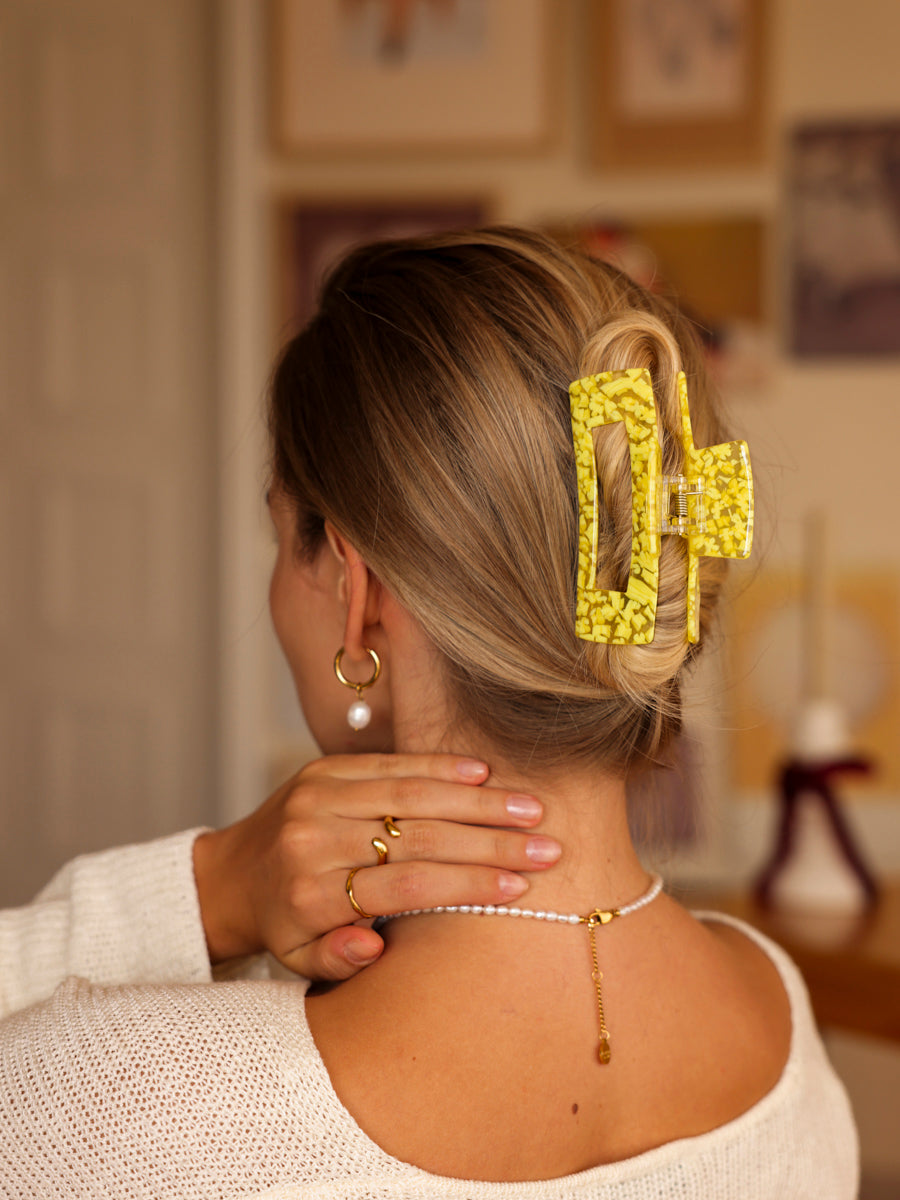 Modern Style Haarklammer Pink Floral