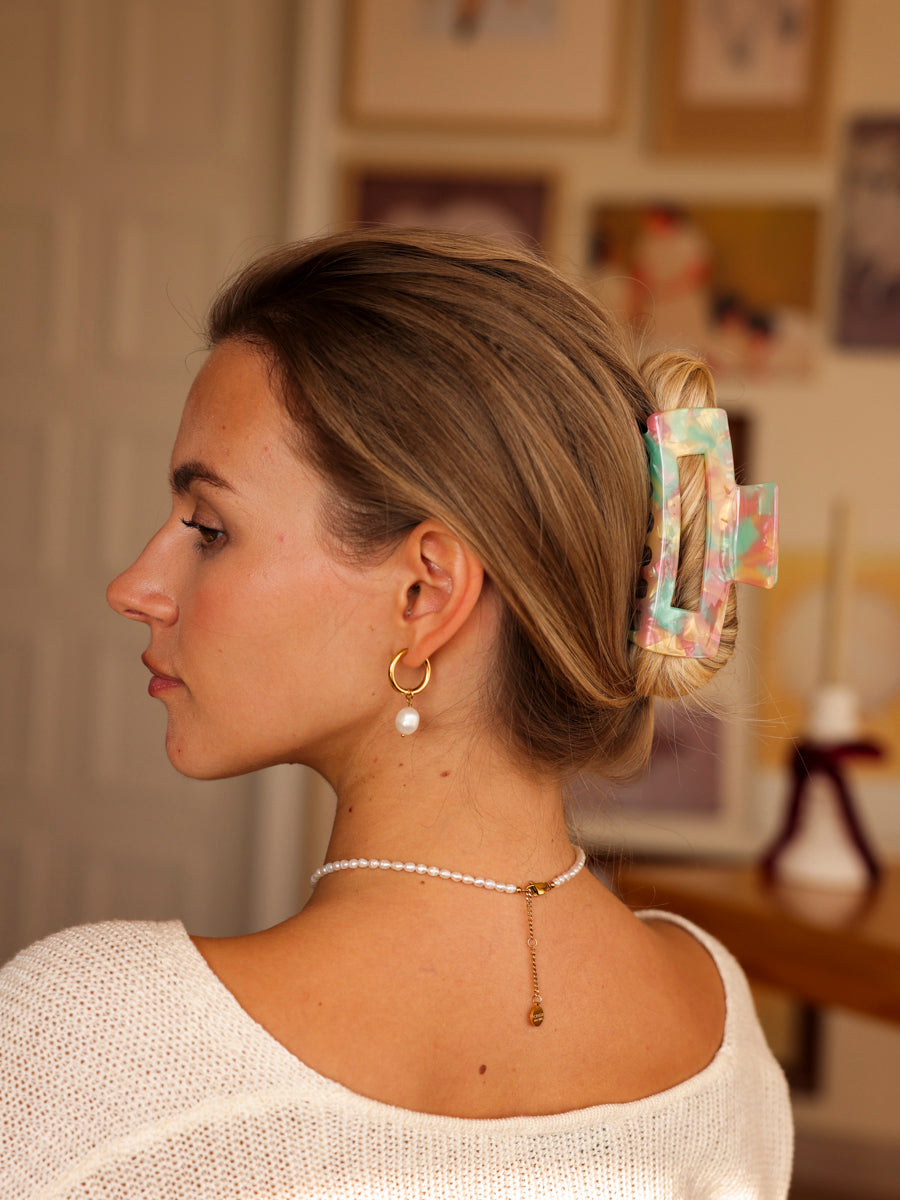 Modern Style Haarklammer Classic Striped