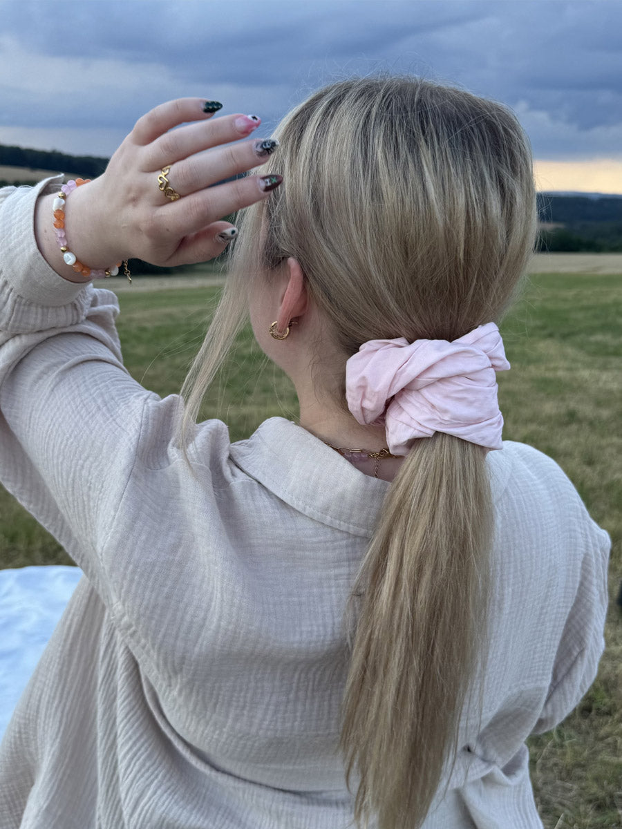 Light Flow Pink Scrunchie