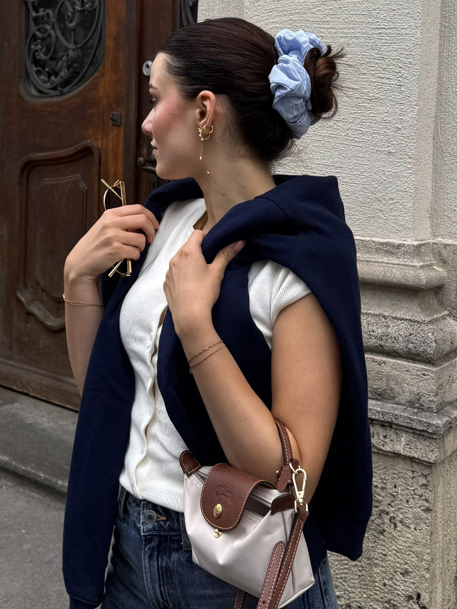 Light Flow Blue Scrunchie