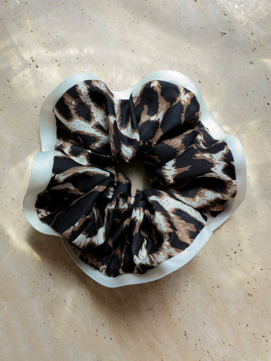 Urban Wild Leopard Scrunchie
