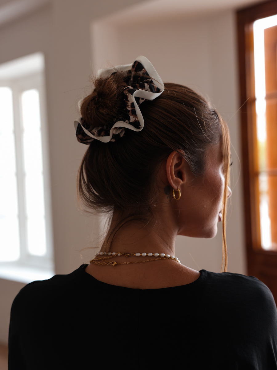 Urban Wild Leopard Scrunchie