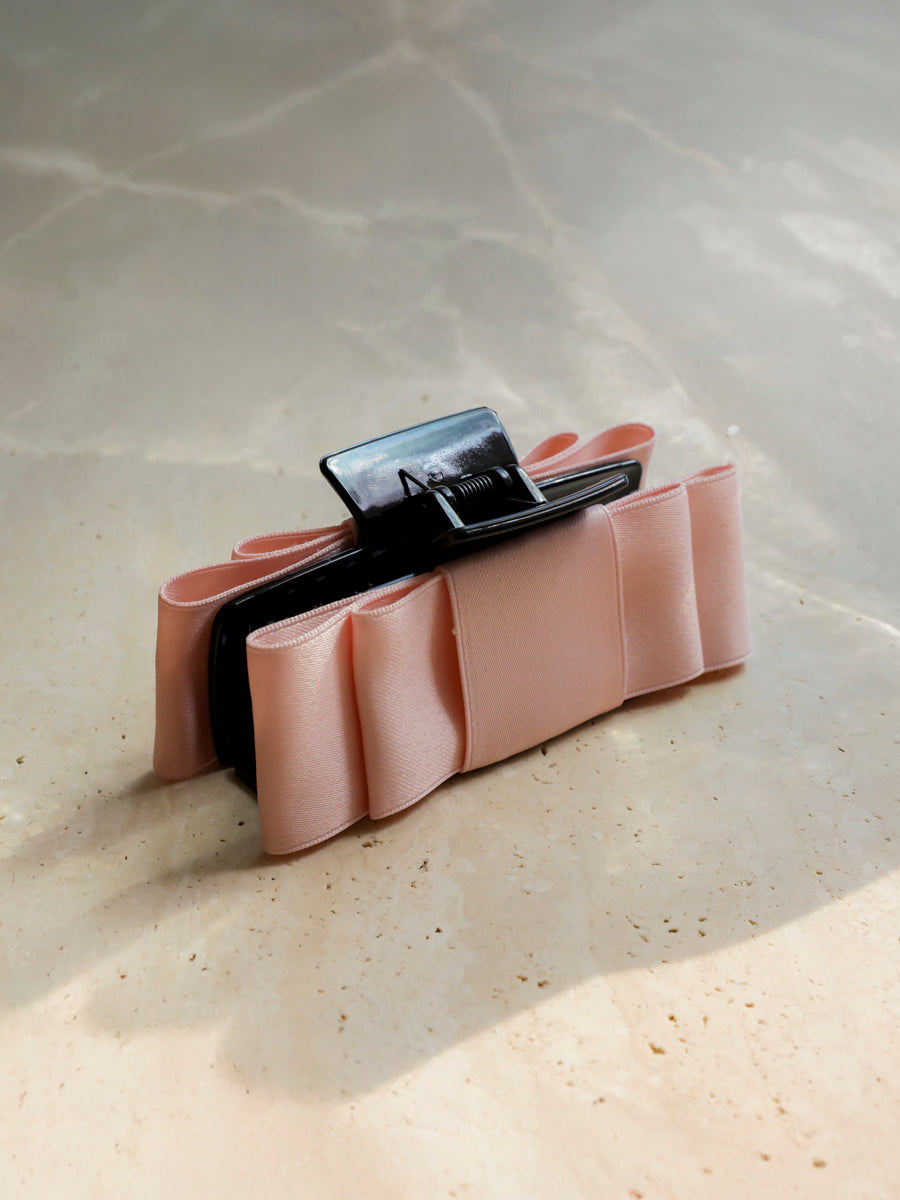 Grace Bow Pink Hair Clip