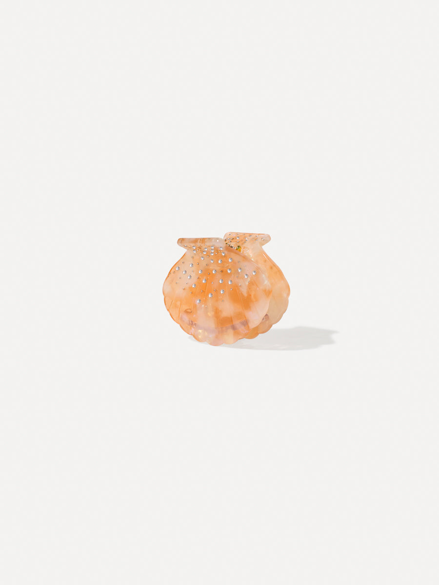 Lustrous Shell Beige Hair Clip