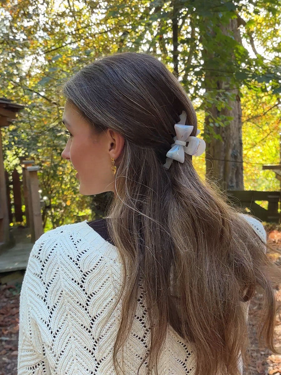 Dreamy Bow Rainbow Blue Haarklammer