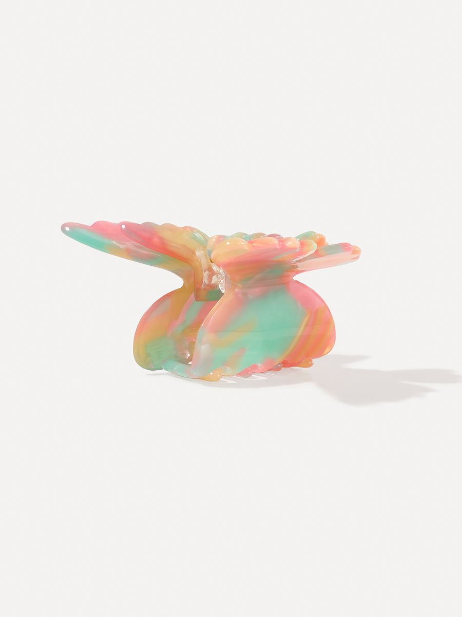 Airy Butterfly Hair Clip Rainbow
