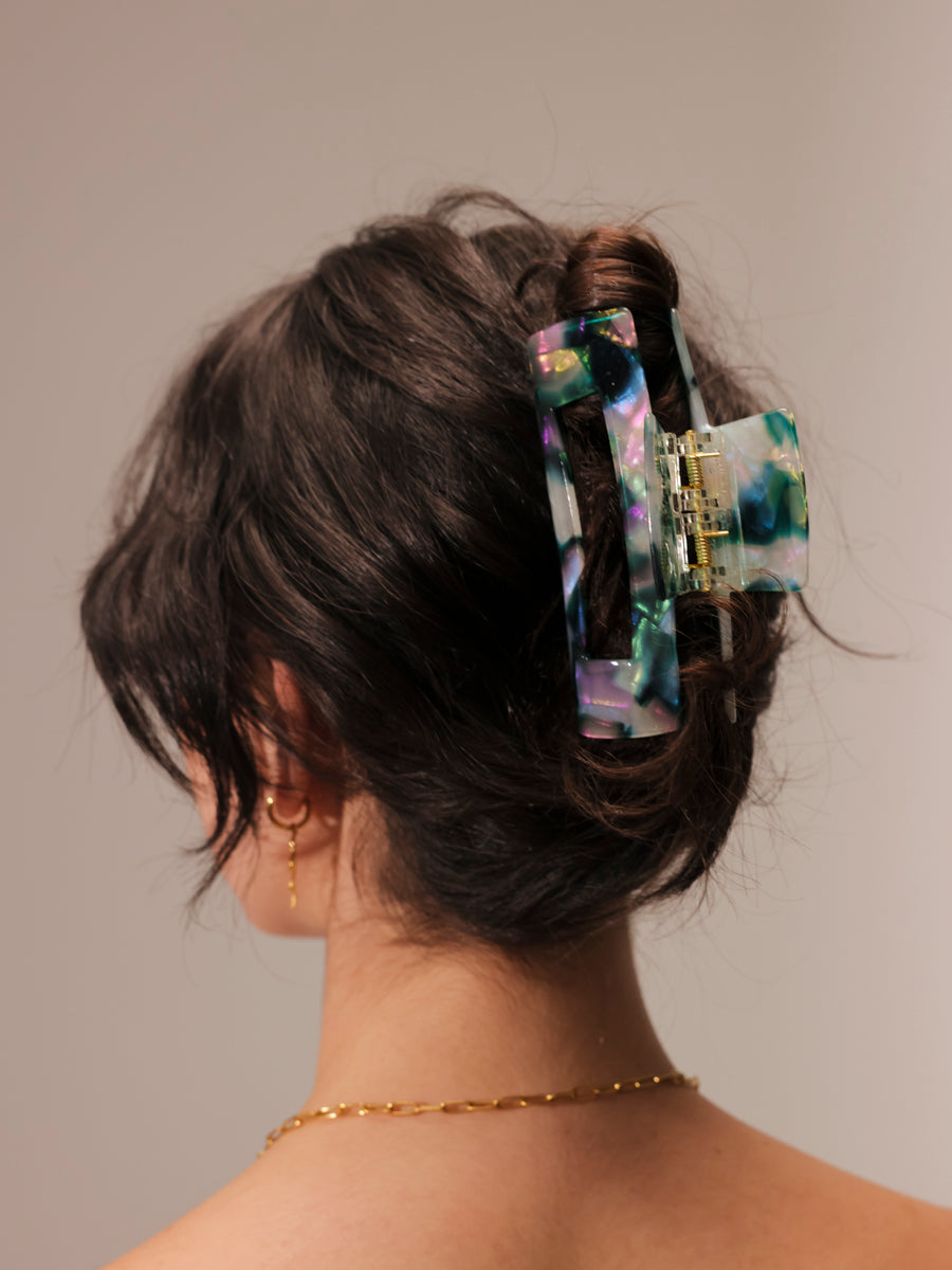 Elegant Ease Haarklammer Emerald Green