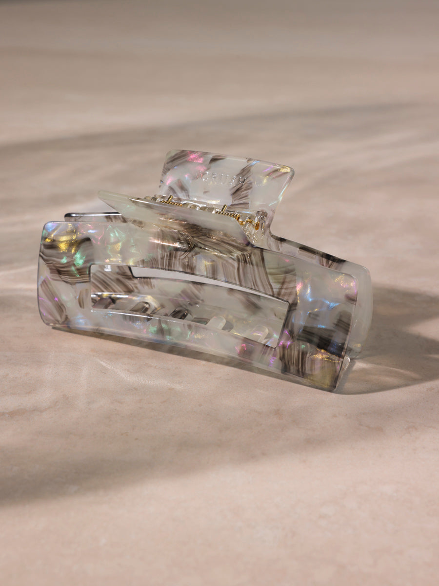 Elegant Ease Haarklammer Milky Marble