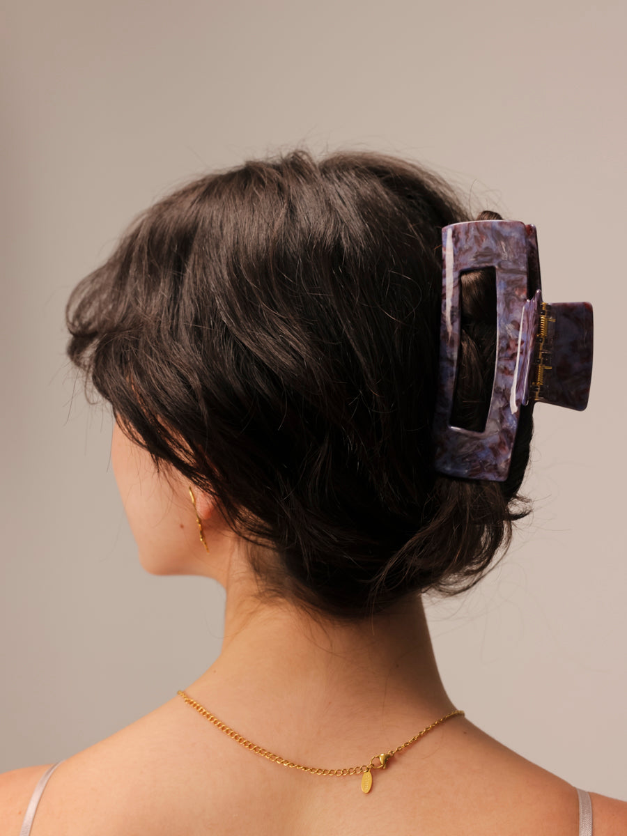 Elegant Ease Haarklammer Dark Purple-Blue