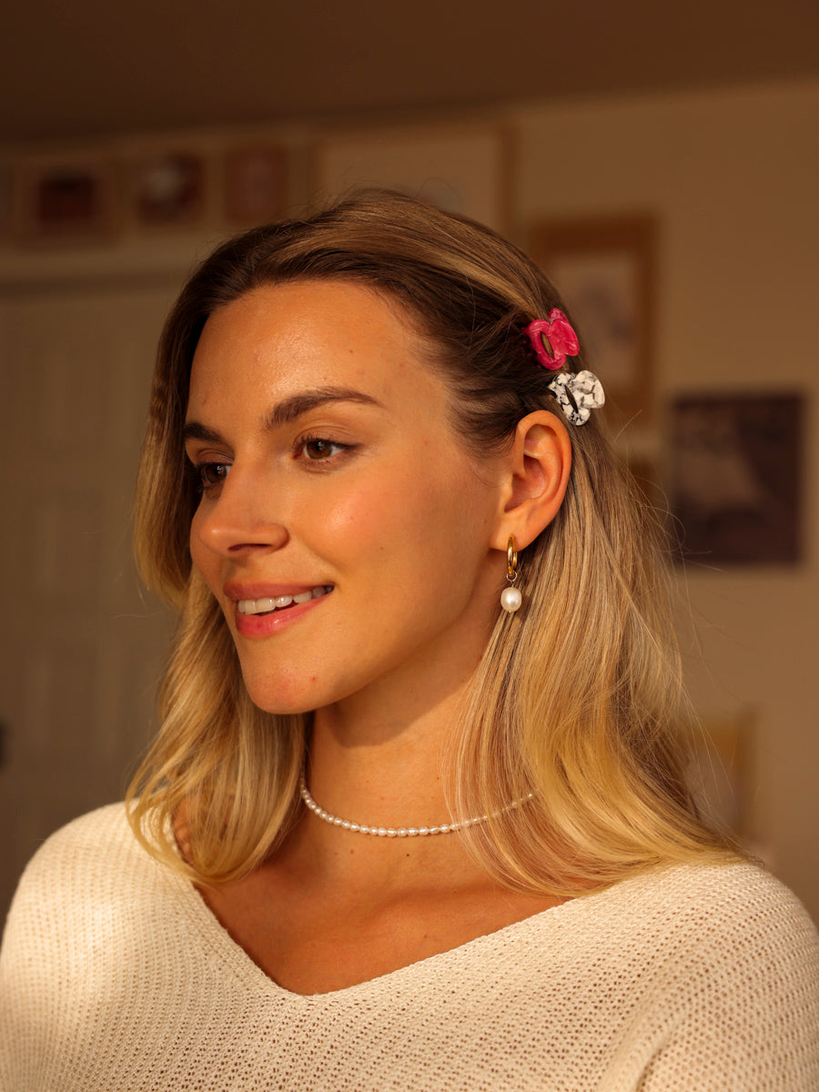 Vibrant Set Mini-Haarklammer Flower