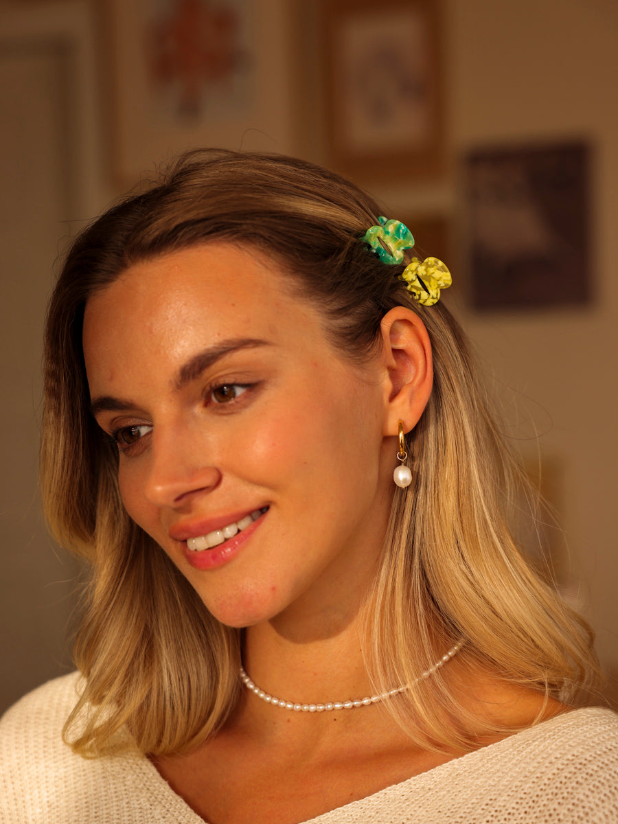 Vibrant Set Mini-Haarklammer Lemon Tree