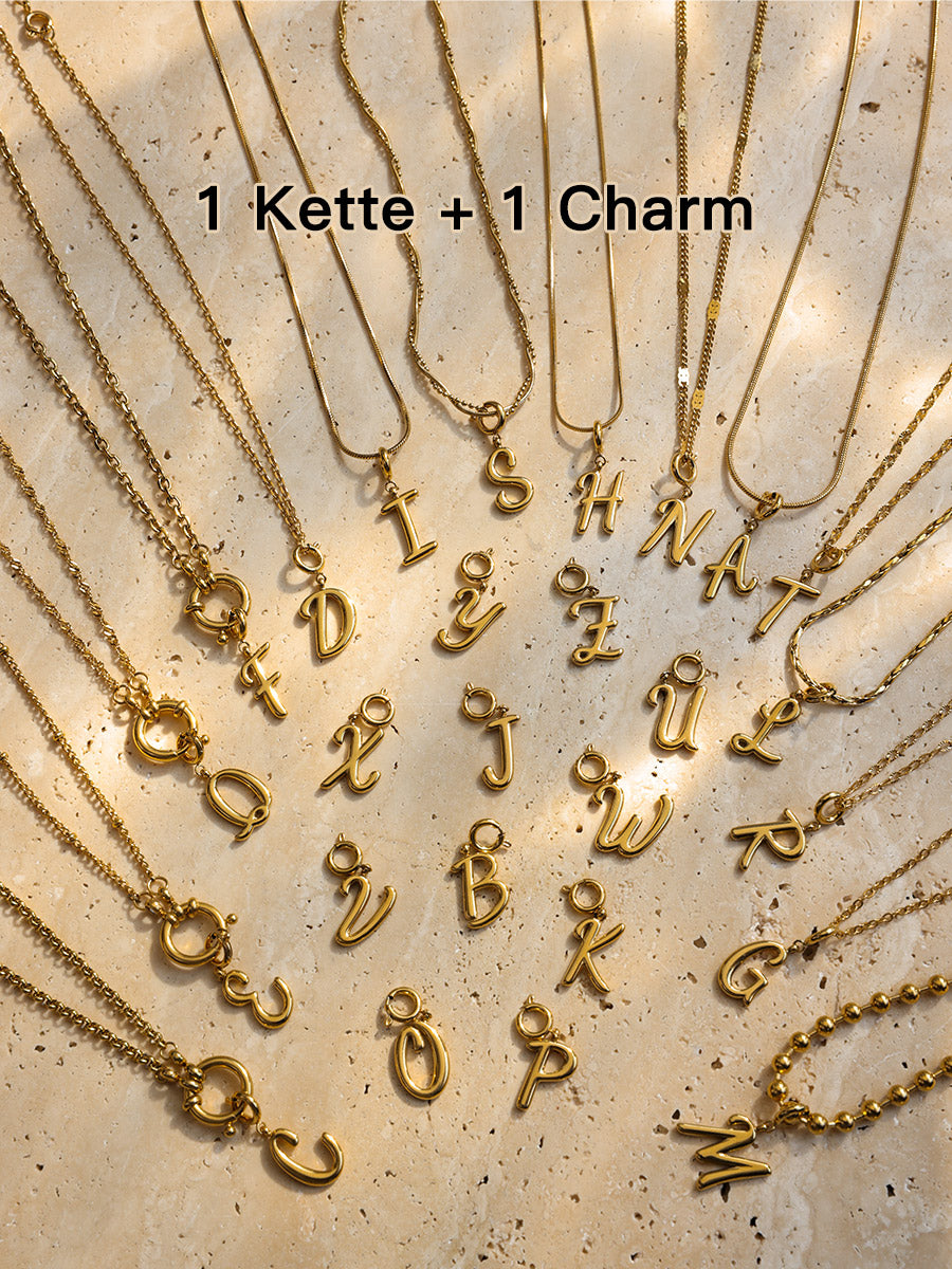 Joyful Letter Ketten-Charms Bundle