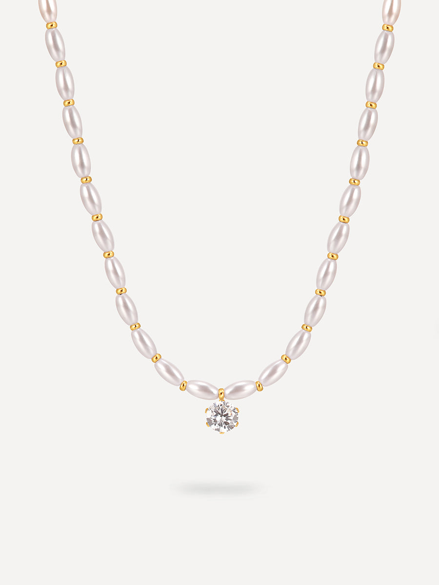 Delicate Pearls Kette Gold