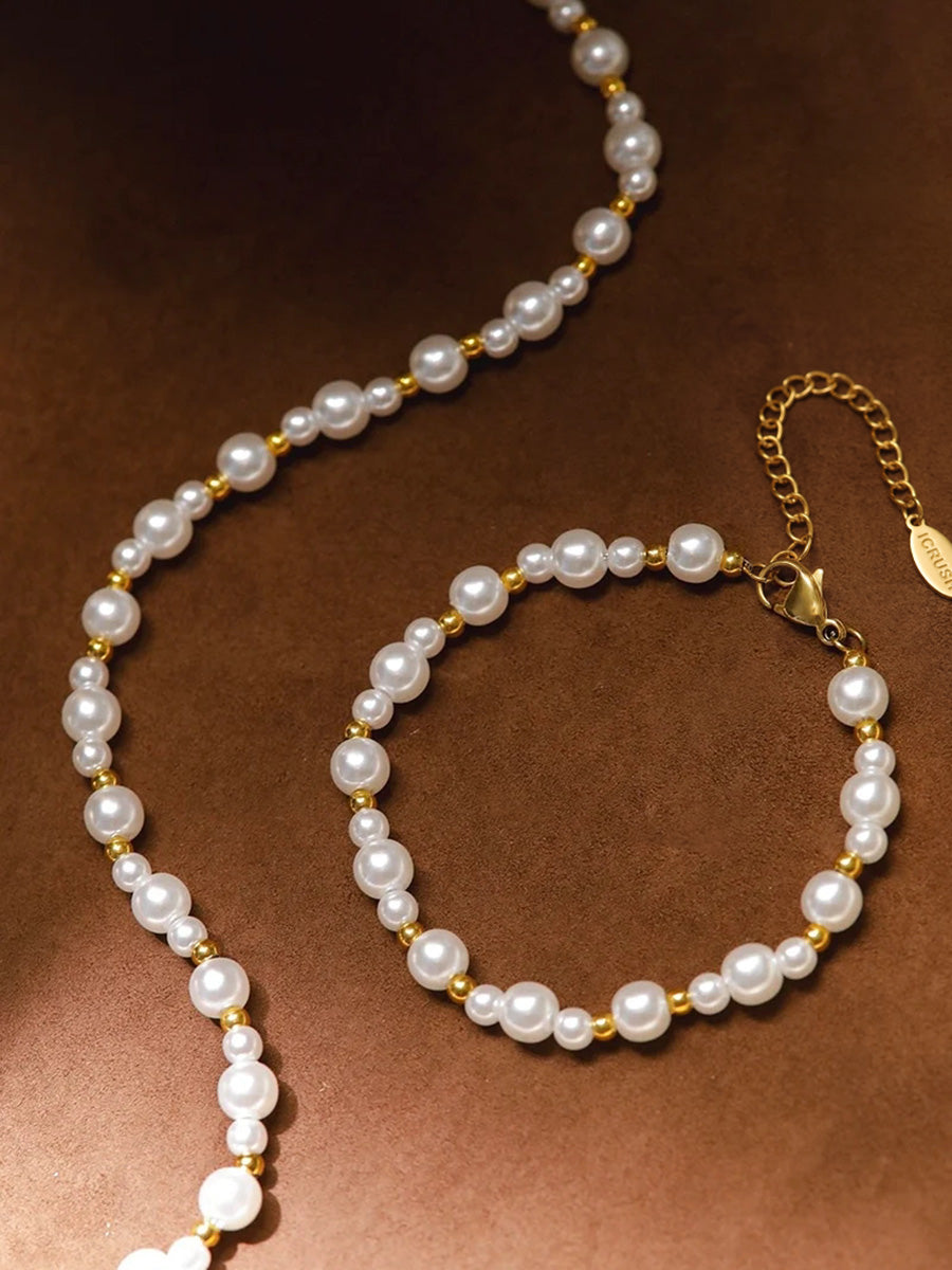 Beaded Pearl ARMBAND