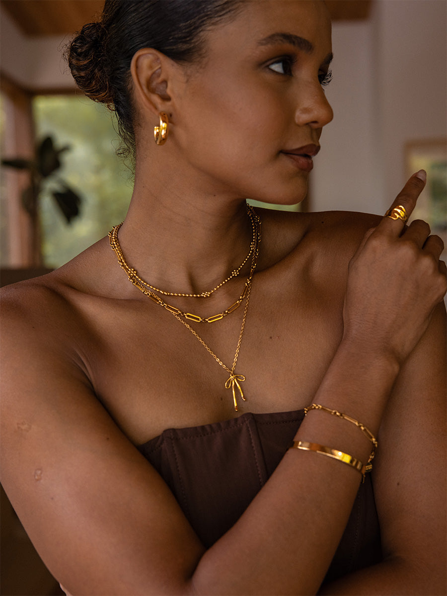 Elegant Bow Kette