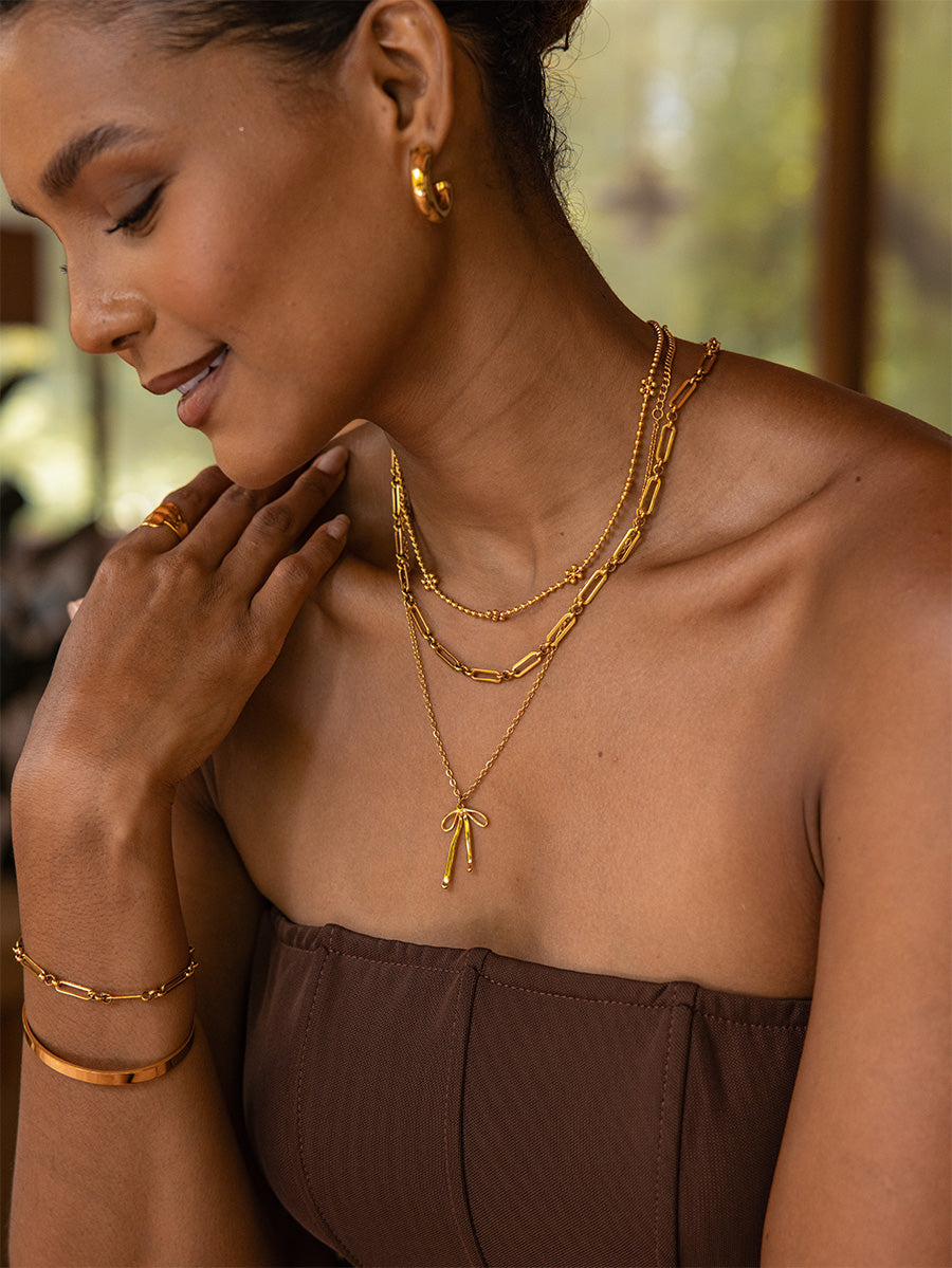 Elegant Bow Kette
