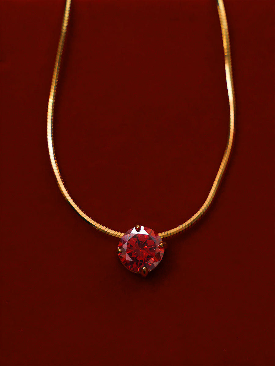 Crystal Delight Dark Red Kette