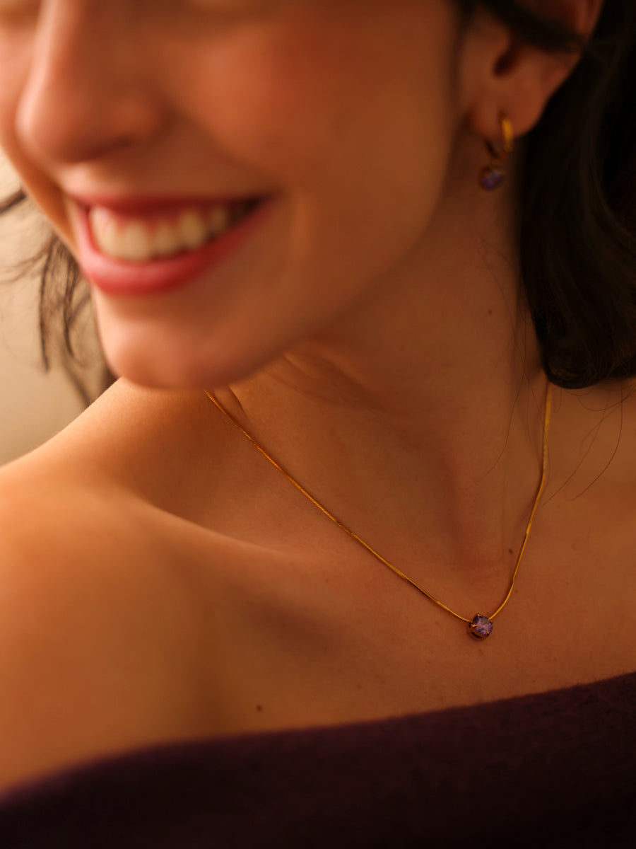 Crystal Delight Purple Kette