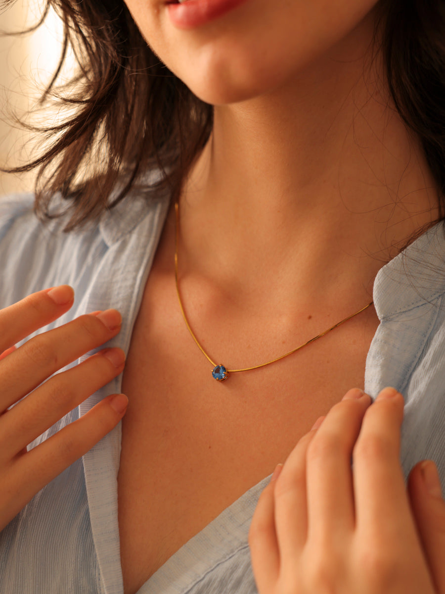 Crystal Delight Dark Blue Kette