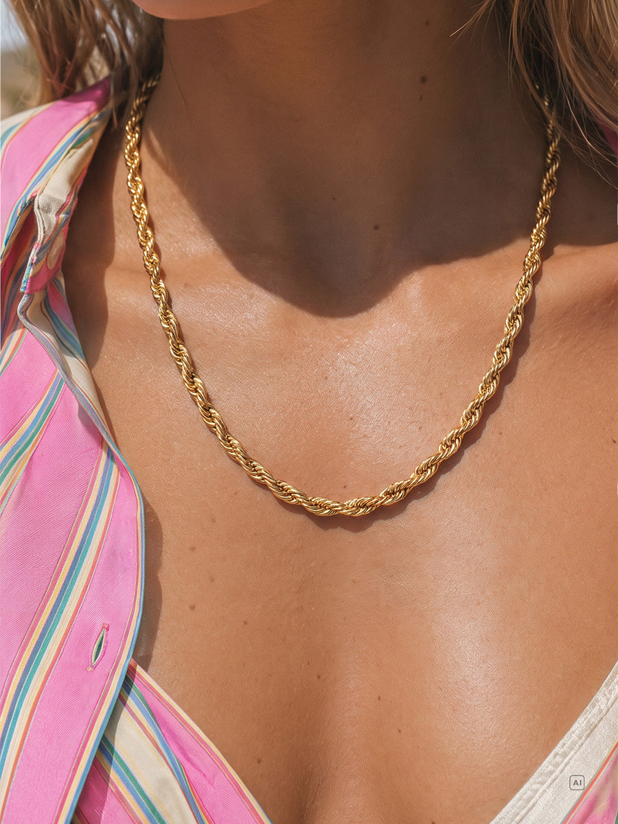 Elegant Spiral Kette