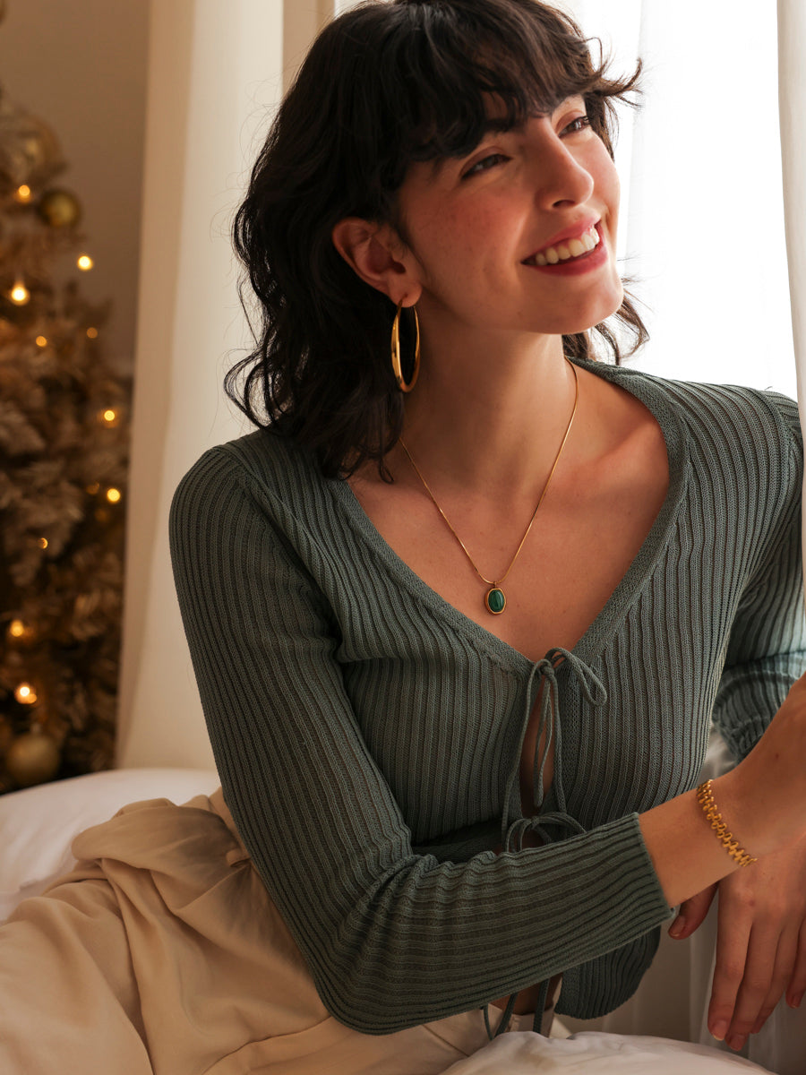 Echoing Dream Dark Green Kette