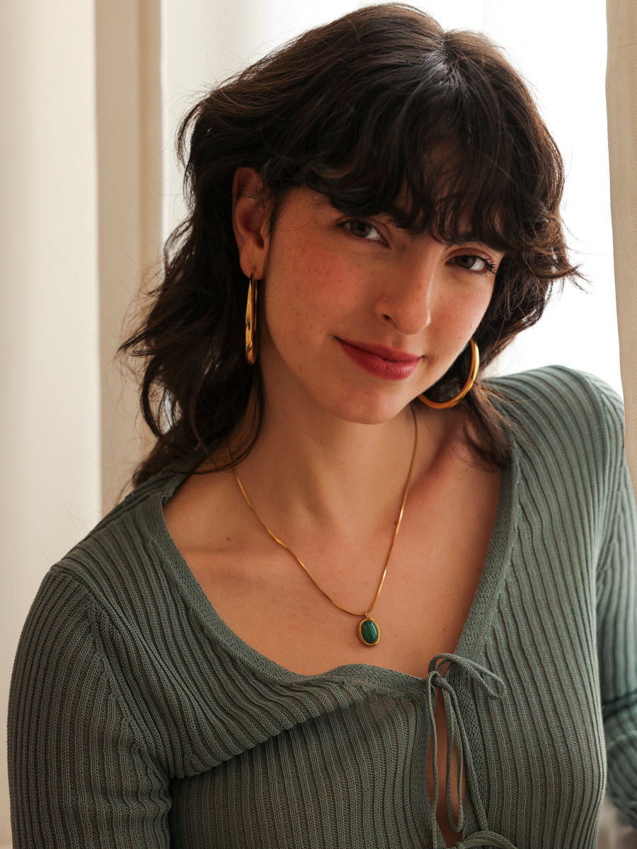 Echoing Dream Dark Green Kette