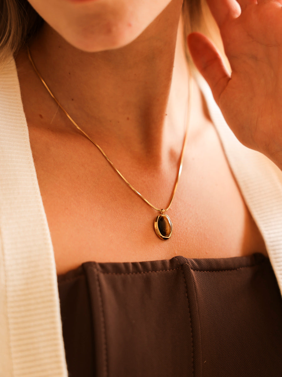 Echoing Dream Tiger's eye Kette