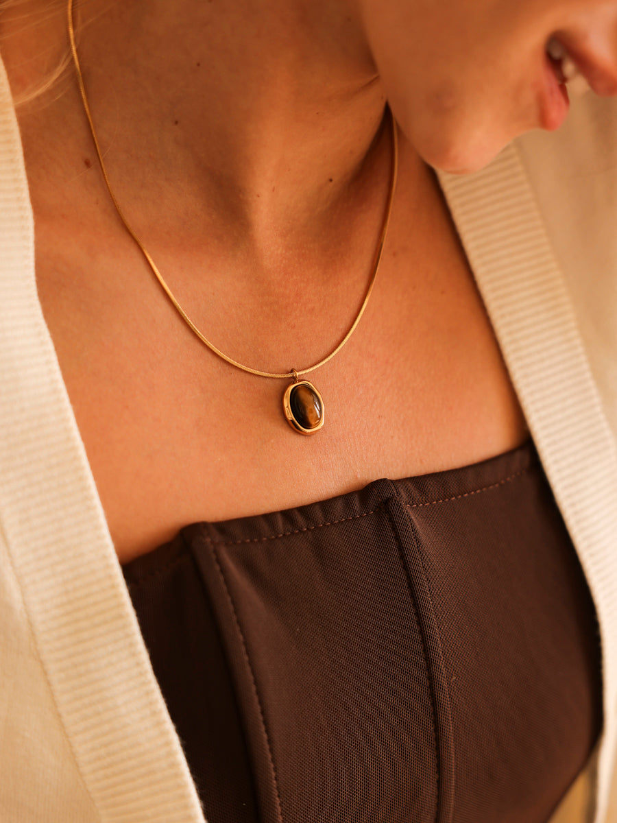 Echoing Dream Tiger's eye Kette