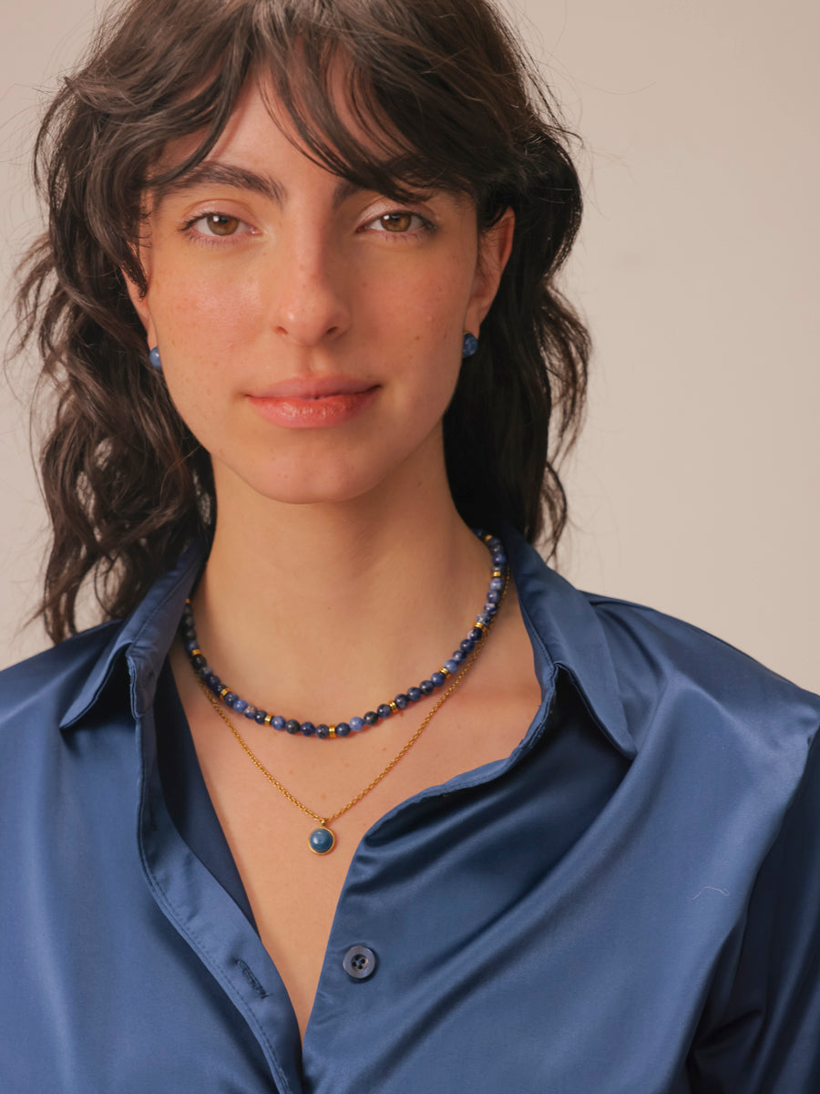 Enchanted Moments Dark Blue Kette