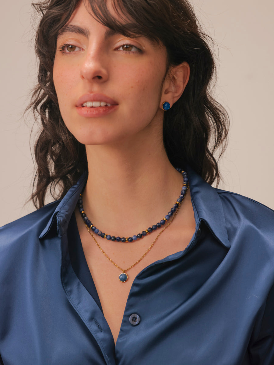 Enchanted Moments Dark Blue Kette