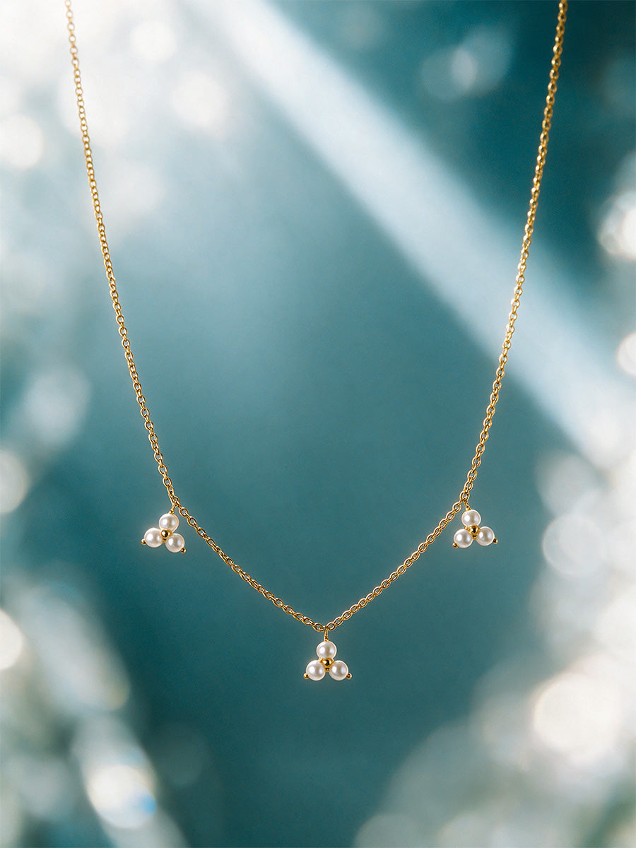 Pearl Pyramid Kette ICRUSH