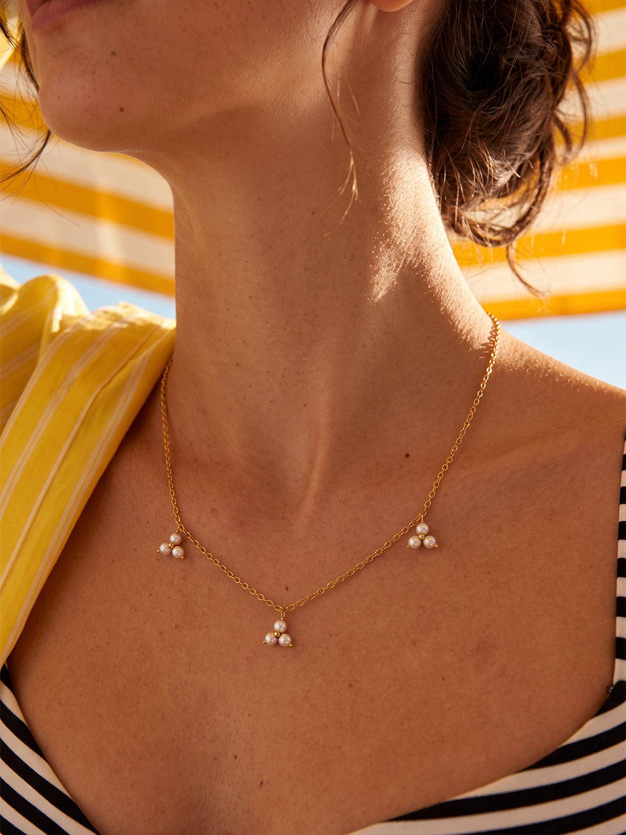 Pearl Pyramid Kette ICRUSH