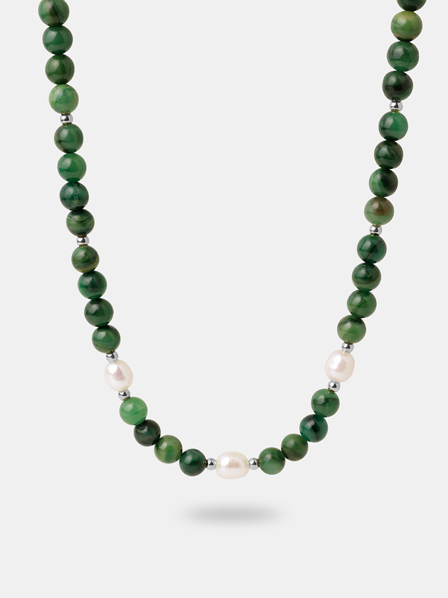 Dawn Pearl Green Kette