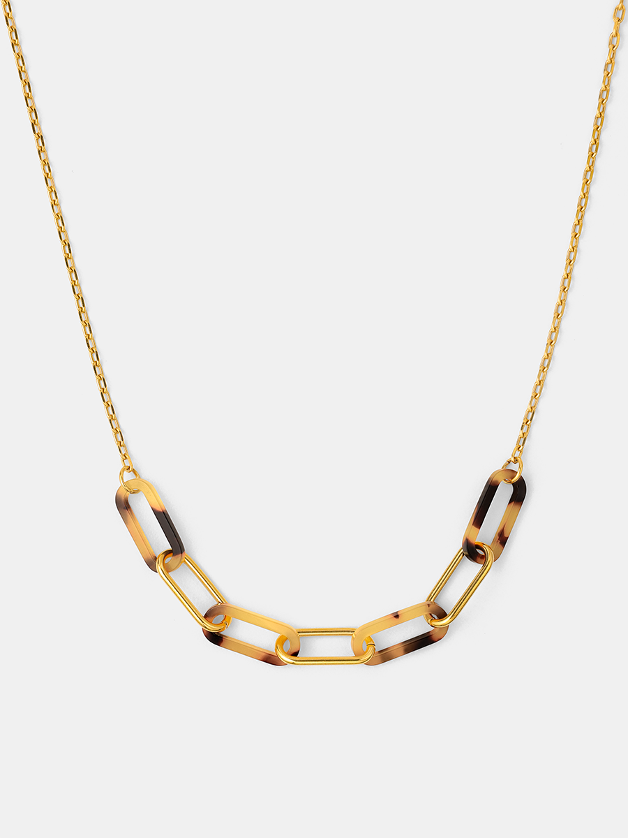 Amber Texture Kette