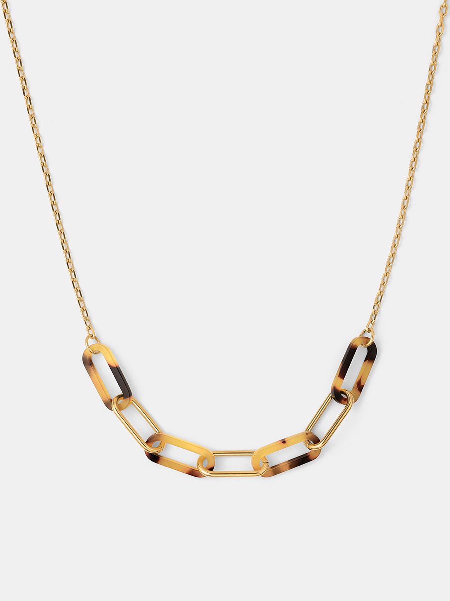 Amber Texture Kette