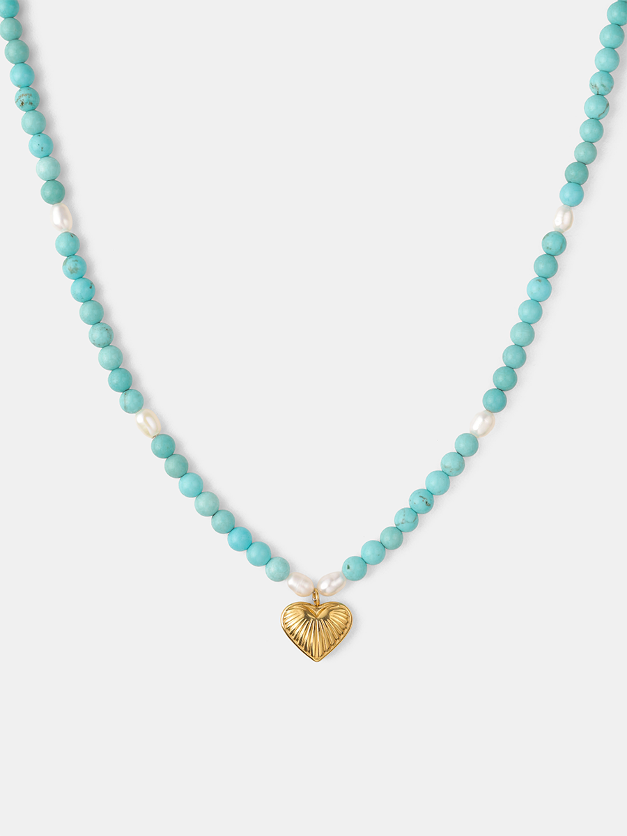 Bead Heart Kette