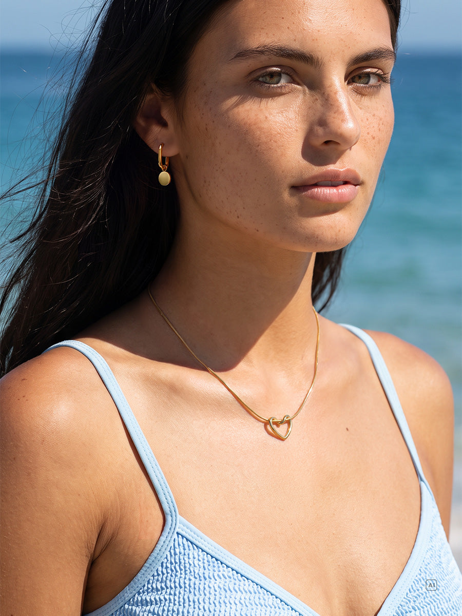 Threaded Heart Kette