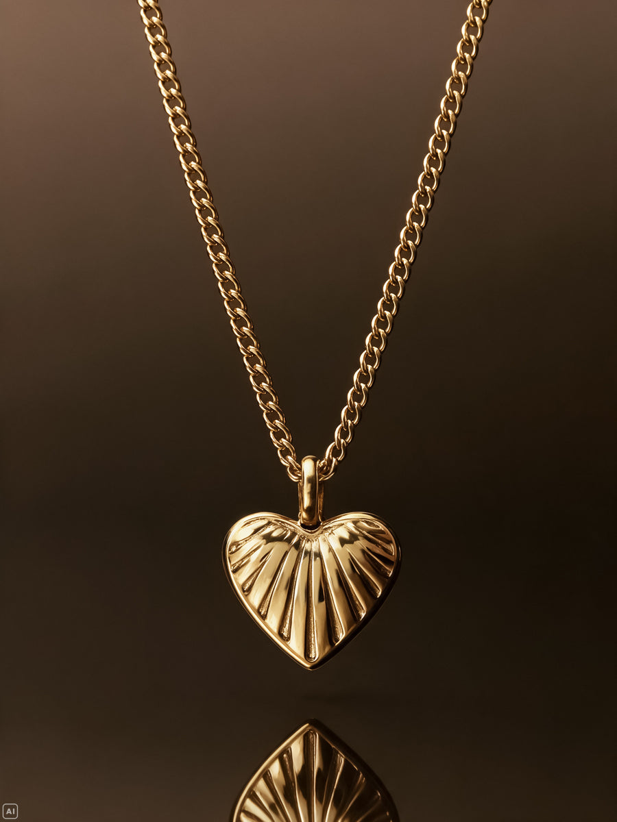 Seashell Heart Kette