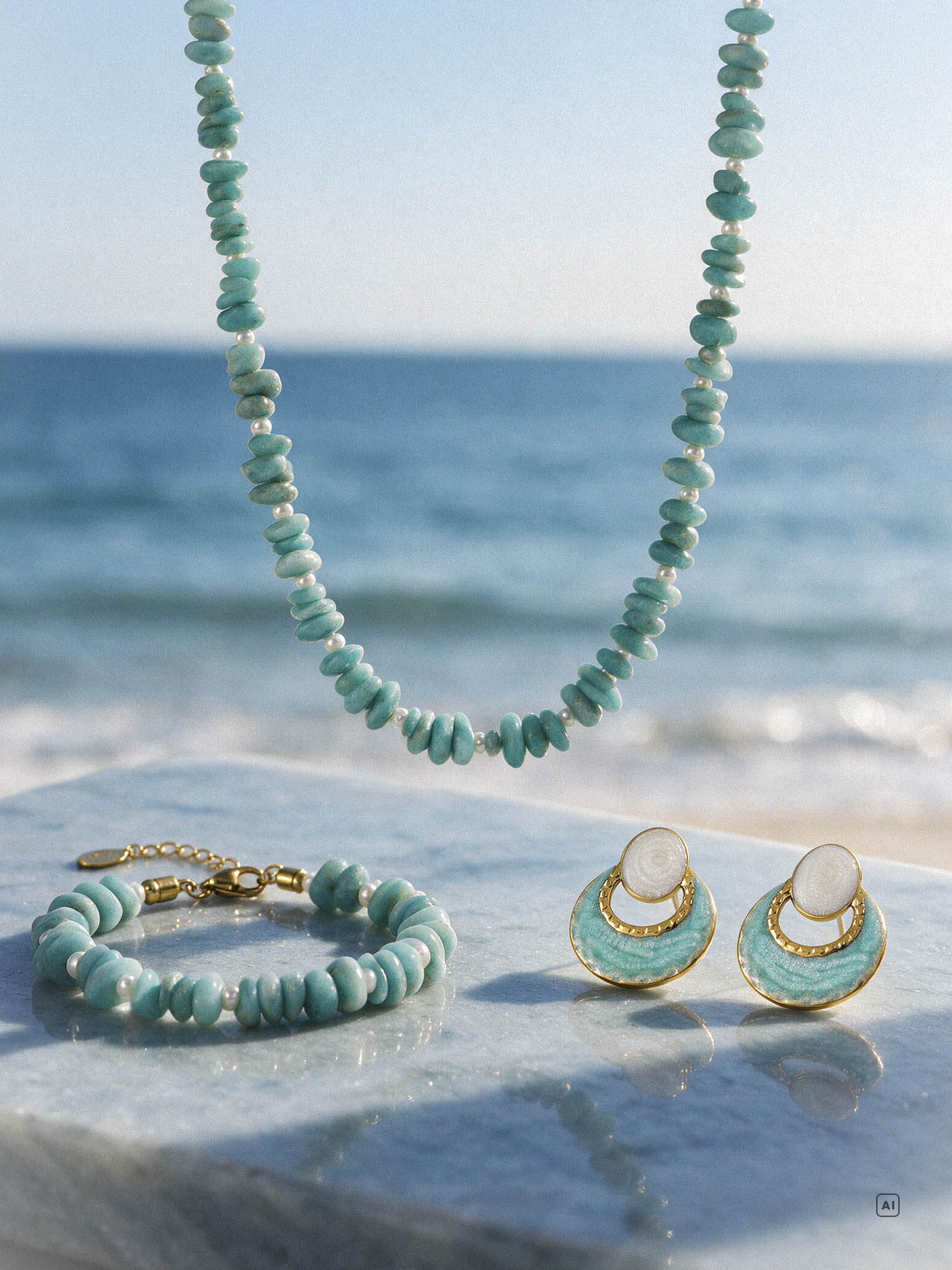 Ocean Pebble Kette