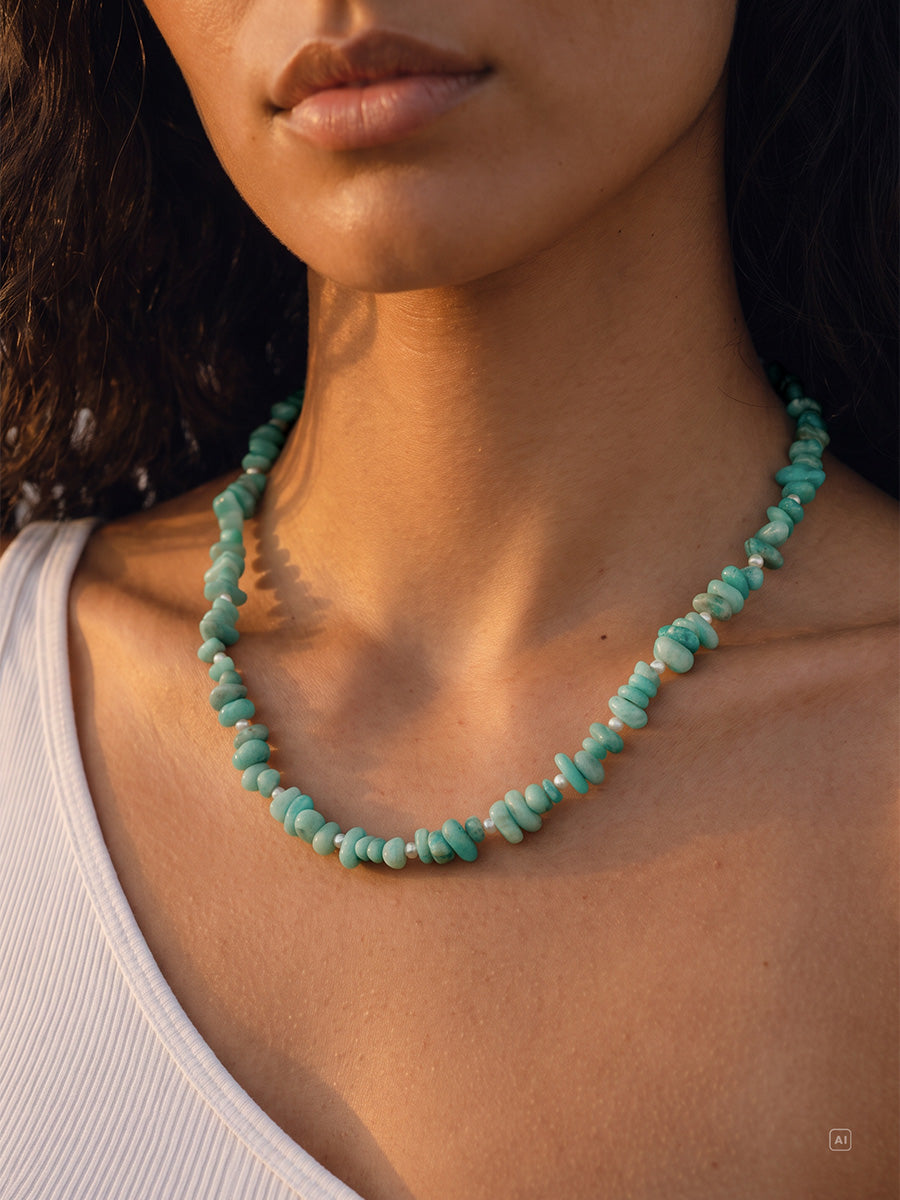 Ocean Pebble Kette