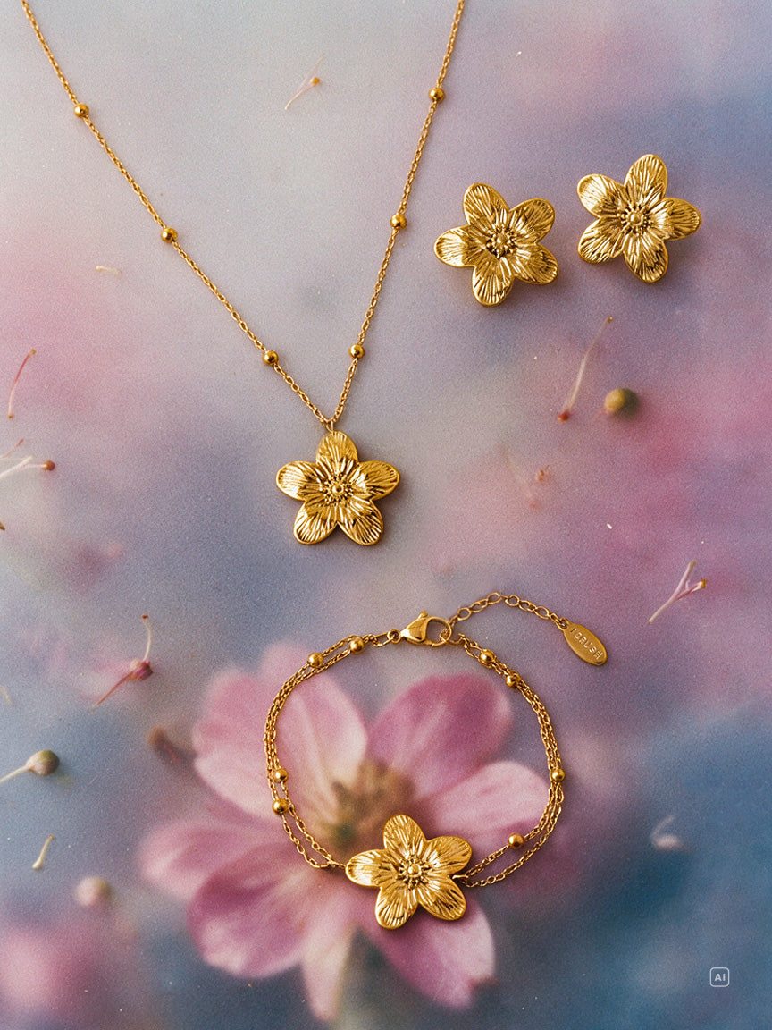Floral Spark Stamen Kette