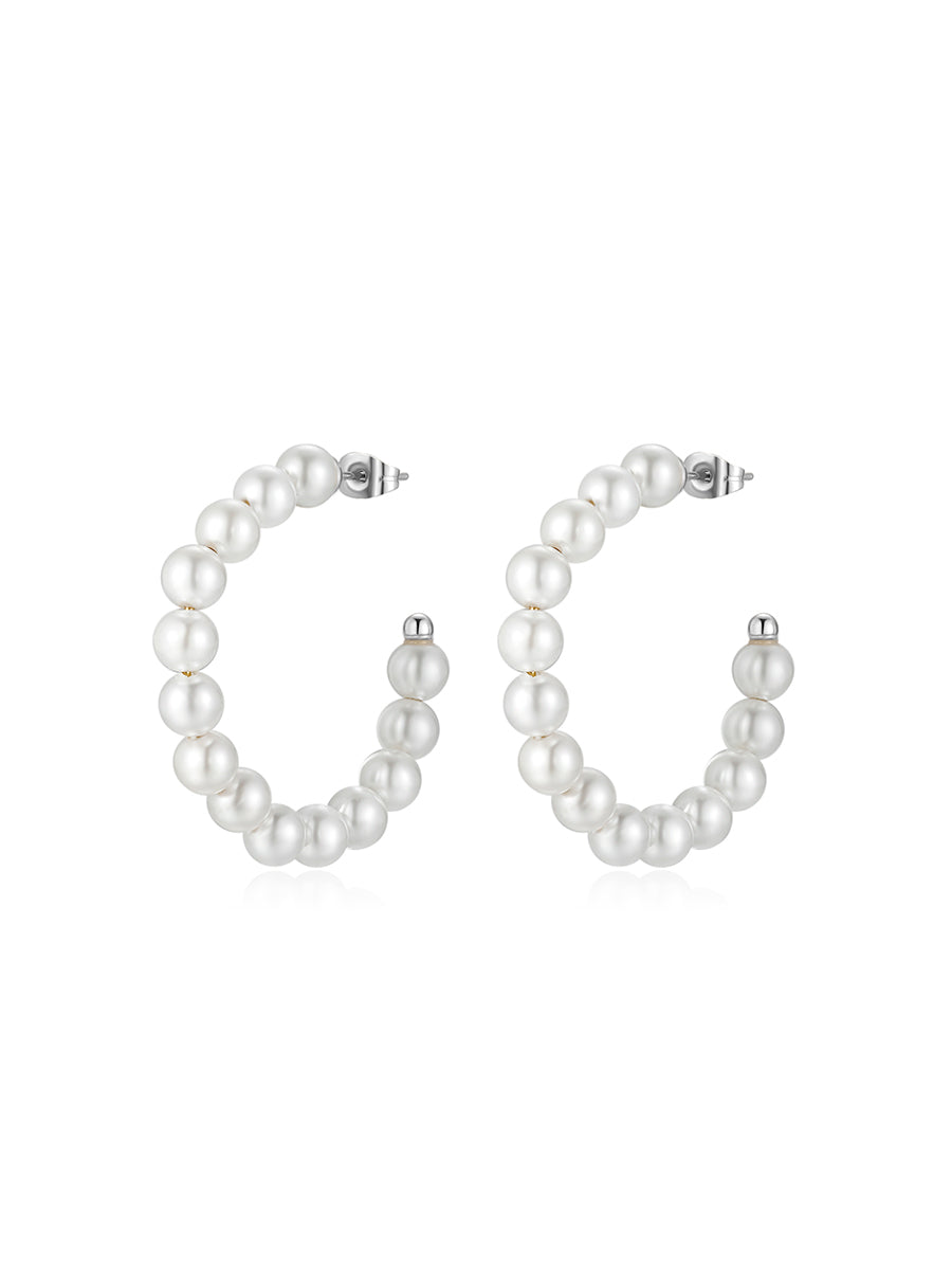 Classic Pearls  Ohrringe Silber